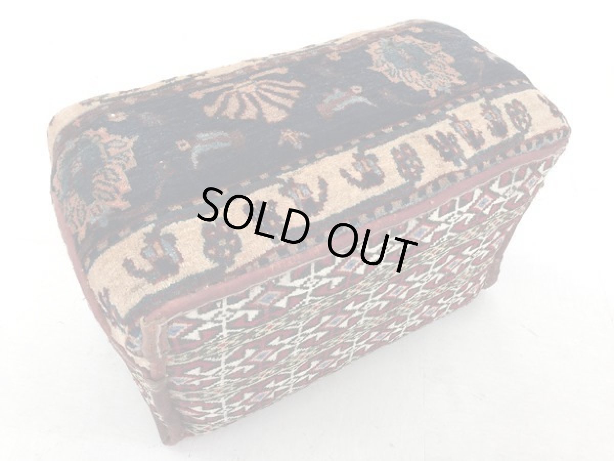 画像6: ゾランヴァリ遊牧民ギャッベ：ギャッベスツール　マフラッシュ (6)