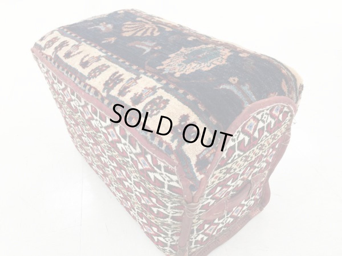 画像5: ゾランヴァリ遊牧民ギャッベ：ギャッベスツール　マフラッシュ (5)