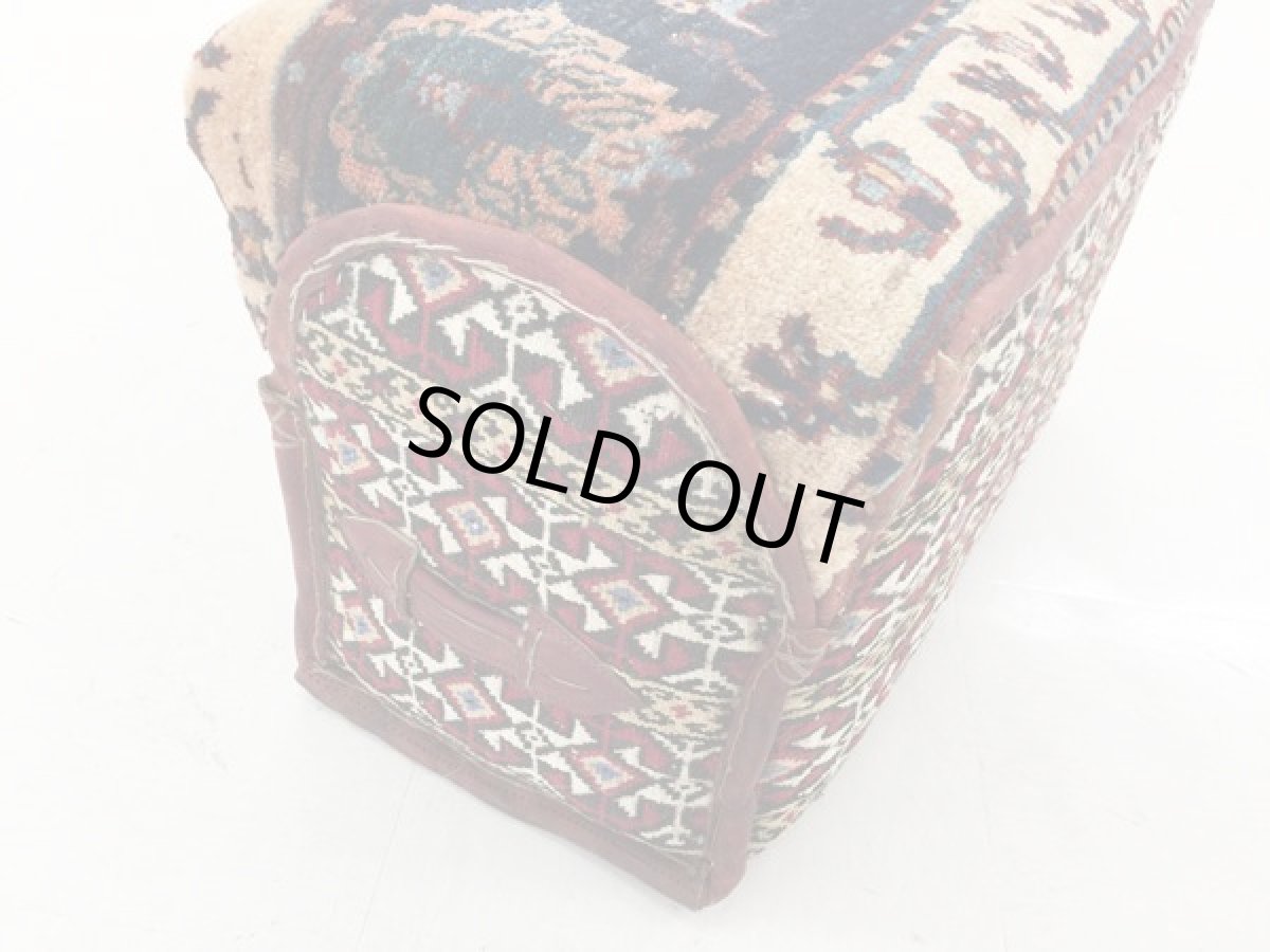 画像8: ゾランヴァリ遊牧民ギャッベ：ギャッベスツール　マフラッシュ (8)