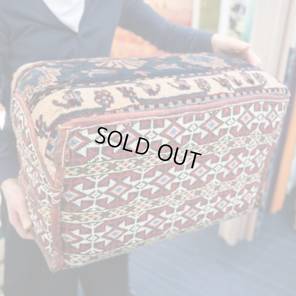 側面もウール手織り（平織り）