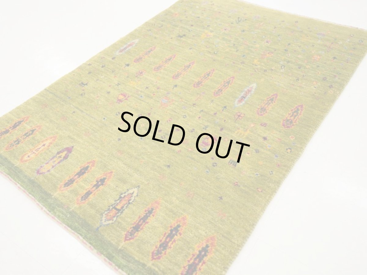 画像15: シラーズギャッベ　ラグサイズ（122××82） (15)