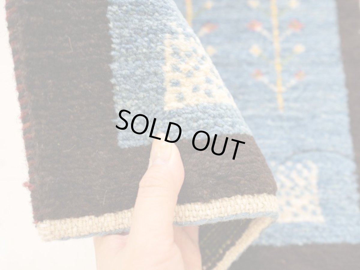 画像6: ゾランヴァリギャッベ：アマレ 座布団サイズ(45×43） (6)