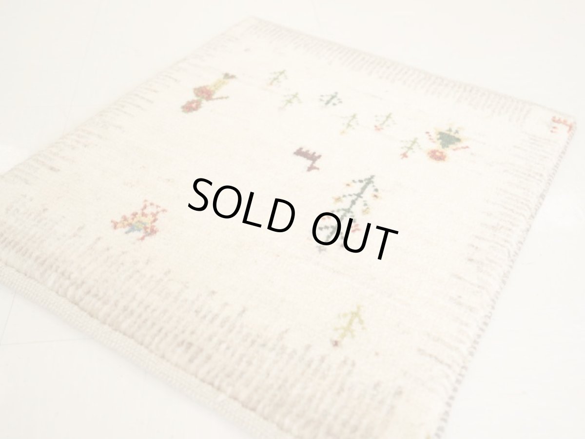 画像3: ゾランヴァリギャッベ：アマレ 座布団サイズ(46×43） (3)