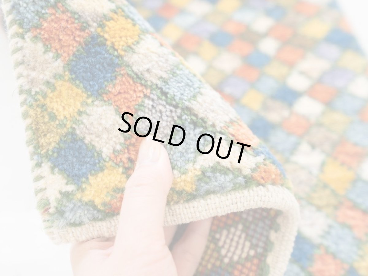 画像6: ゾランヴァリギャッベ：アマレ 座布団サイズ(46×45） (6)