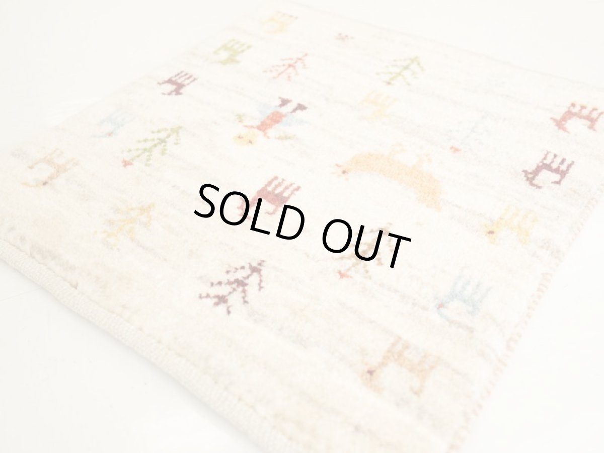 画像3: ゾランヴァリギャッベ：アマレ 座布団サイズ(45×44） (3)