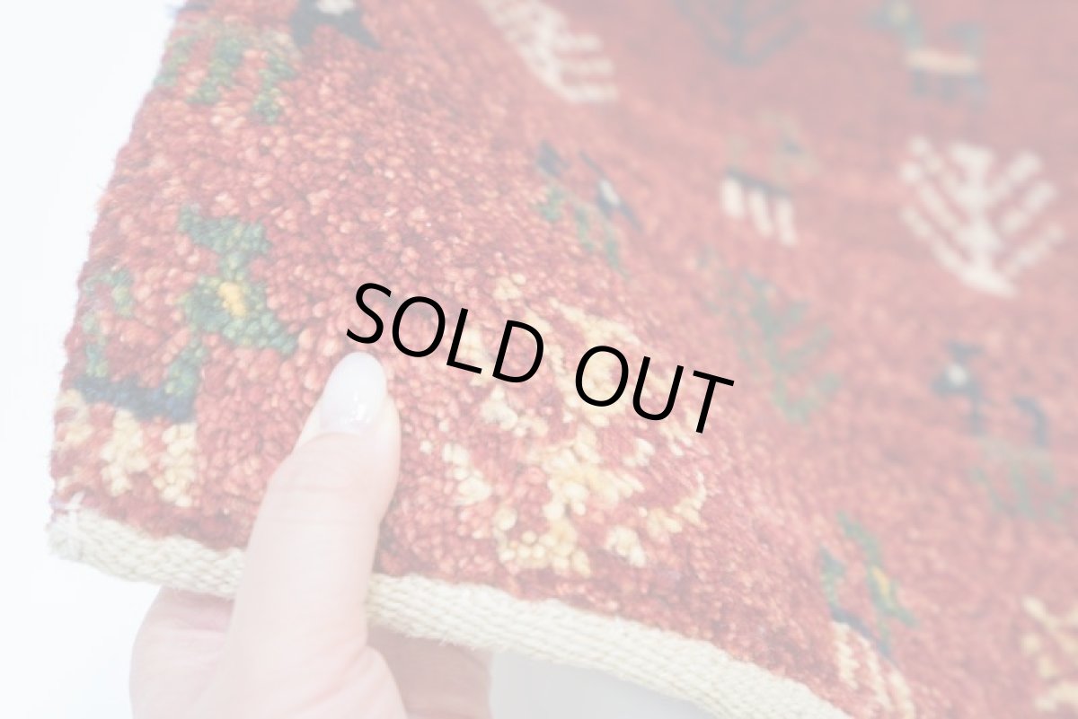 画像3: シラーズギャッベ　座布団サイズ(37×34） (3)