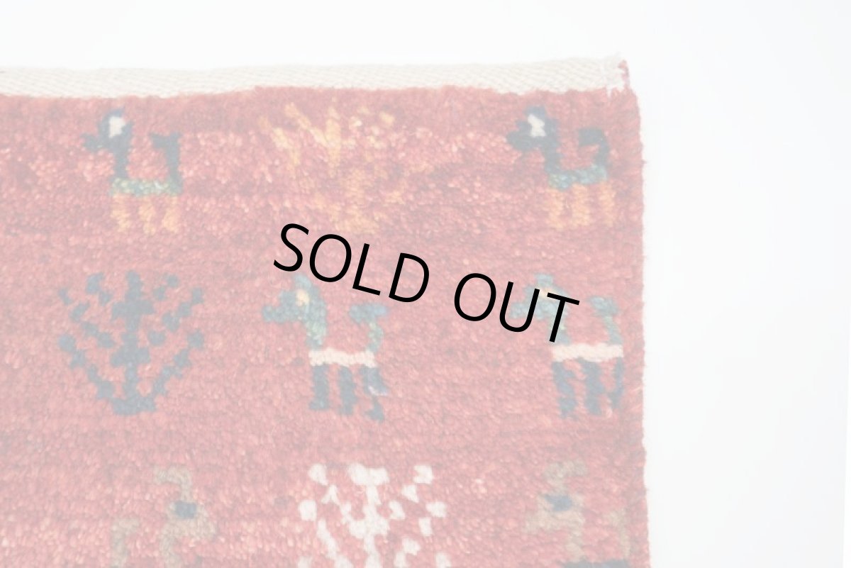 画像5: シラーズギャッベ　座布団サイズ(37×34） (5)