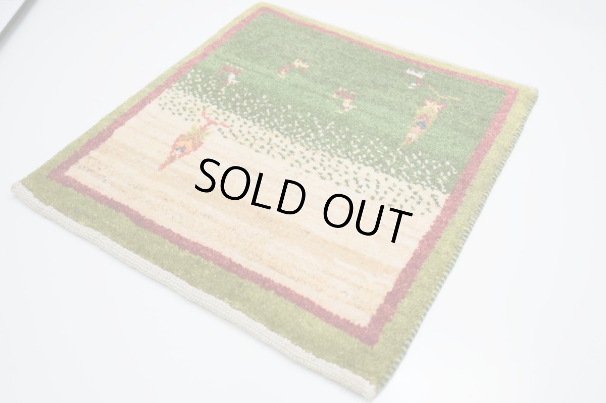 画像3: ゾランヴァリギャッベ：アマレ 座布団サイズ(48×47） (3)