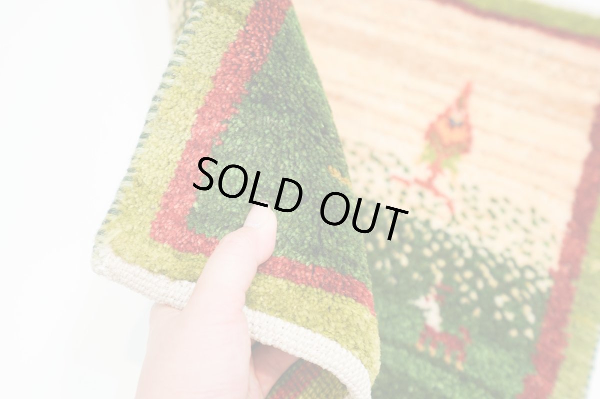 画像6: ゾランヴァリギャッベ：アマレ 座布団サイズ(48×47） (6)