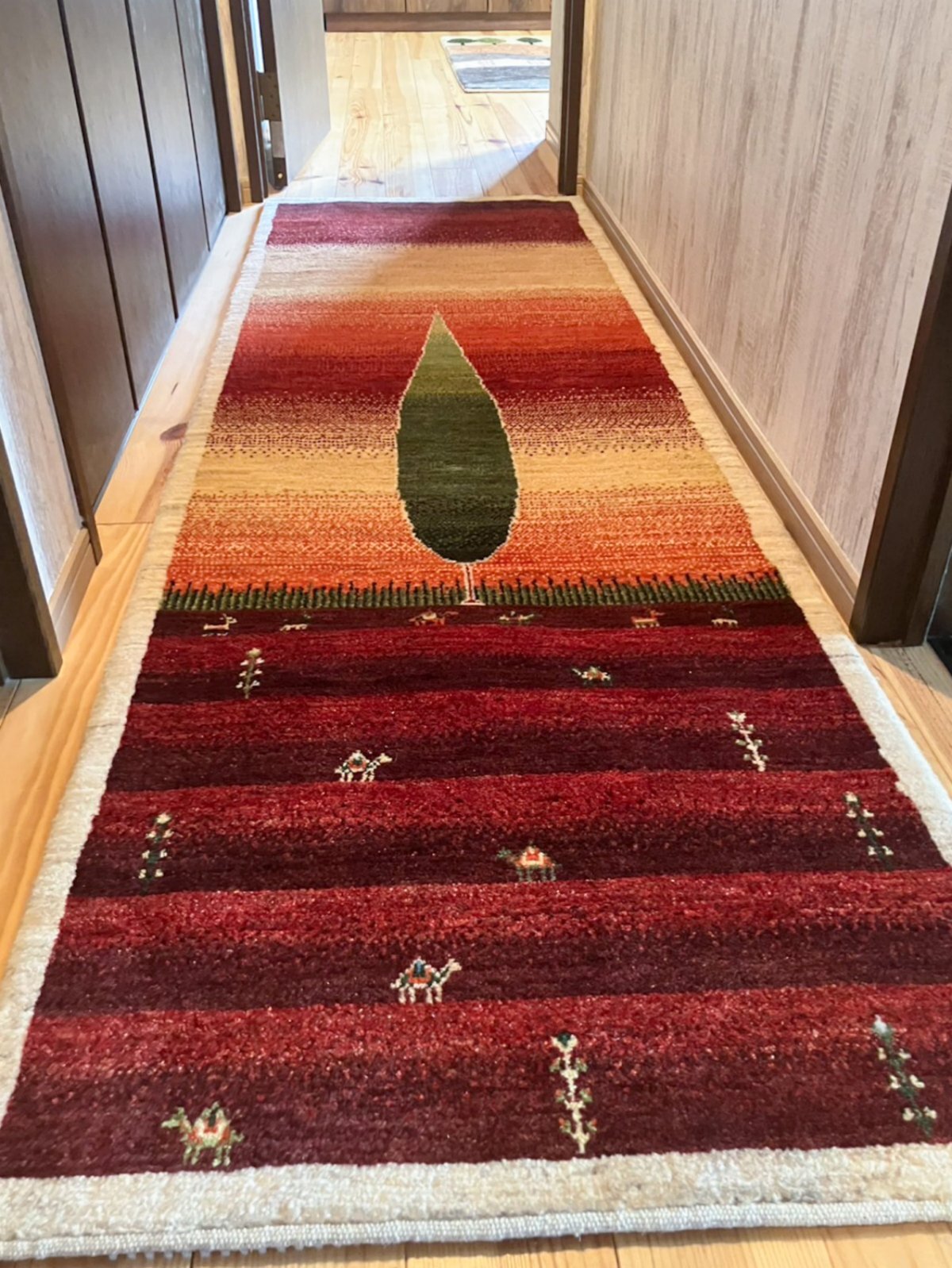 たくさんのギャッベに囲まれて。